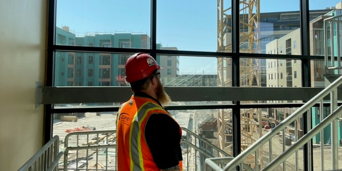 Brock Williams views Cherapa Place project in Sioux Falls South Dakota