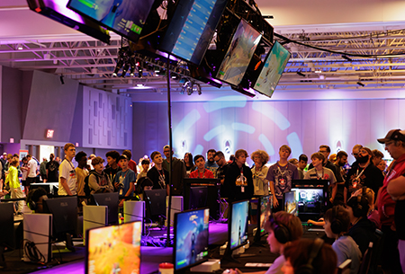 A photo of the SoDak Circuit esports event